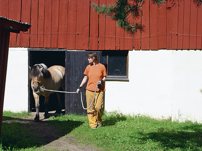 Laya with the horse "Turbo"